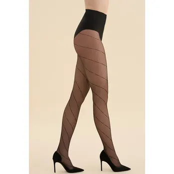 Dámské punčochy Silonkové punčocháče Gabriella Moana Code 562 Barva: Černá, Velikost: S