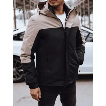 Dstreet Pánská stylová zimní černá bunda