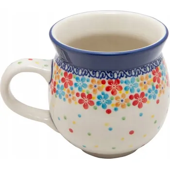 Hrnek Bolesławiec Umělecká keramika Bolesławiec keramika 330 ml