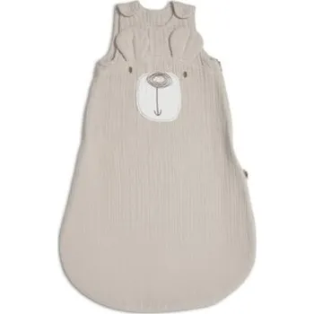 Spacák FUNNABABY Mušelínový spací pytel Sand Beige 90 cm
