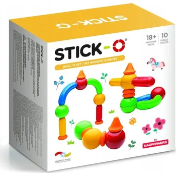 ostatní stavebnice MAGFORMERS STICK-O BASIC 10 DÍLKŮ DANTE