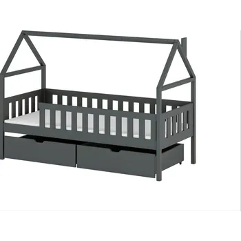 Postel Legno Dětská postýlka Demi grafit Rozměr (cm): 90x200
