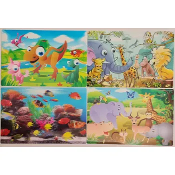 prostírání Prostírání 41x28cm, 3D DĚTSKÉ, plast