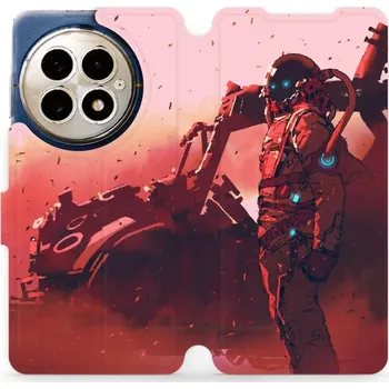 Pouzdro na mobilní telefon Flipové pouzdro Mobiwear - OnePlus 13 - MA09S Průzkumník s červeným vozítkem (Knížkové flip pouzdro, obal, kryt na mobil OnePlus 13 - MA09S Průzkumník s červeným vozítkem, materiál Umělá kůže + TPU - ochrana 360°, stojánek, silikonová vanička, magnetické)