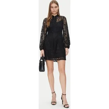 Dámské šaty Vila Každodenní šaty 14109364 Černá Slim Fit XS