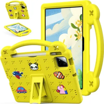 Pouzdro na tablet Kids odolný obal na tablet Xiaomi Pad 7/7 Pro - žlutý