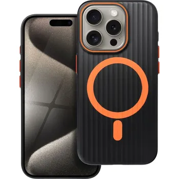 Náhradní kryt pro mobilní telefon Kryt Pouzdro jednoduše s MagSafe iPhone 15 Pro Titanium Black