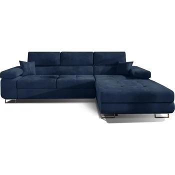 Sedací souprava Rohová sedací souprava pravá pro každodenní spaní s mechanismem rozkládání typu delfín a úložným prostorem na lůžkoviny Armando - ELTAP kronos 09, kronos 09 280x70 cm