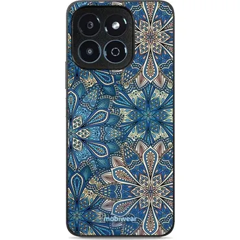 Pouzdro na mobilní telefon Lesklý kryt Mobiwear Glossy - Honor X6b - G038G - Modré mandala květy (Prémiové lesklé pouzdro, obal, kryt Mobiwear Glossy na mobil Honor X6b - G038G - Modré mandala květy, materiál Plast + TPU silikon - krytí po všech stranách, neošoupatelný potisk, tenk