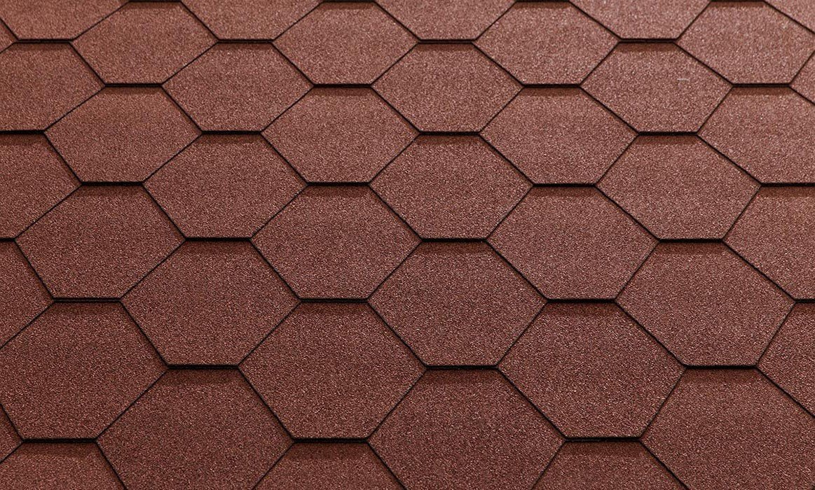 Asfaltový střešní šindel Katepal Classic KL - červený