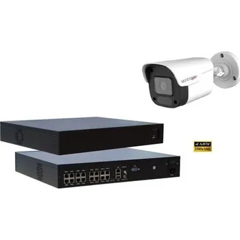 Kompletní kamerový systém Monitorrs Security IP kamerový set 4 Mpix WTube Plast (6024K8+) (Monitorrs Security)