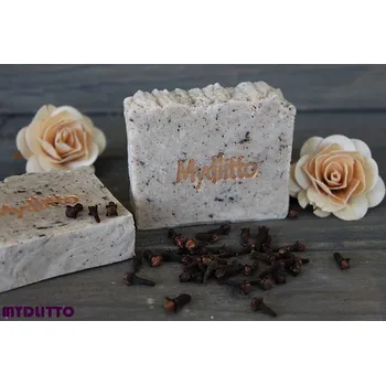 Mýdlo Hřebíčkové mýdlo 20 g (Jedinečné hřebíčkové mýdlo pro svědivou a neklidnou pokožku vyrobené v rodinné mydlárně Mydlitto ® pro krásnou a klidnou pokožku)