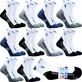 Pánské ponožky NIKO Ponožky BÍLÉ PÁNSKÉ SPORTOVNÍ bílá velikost 43-46