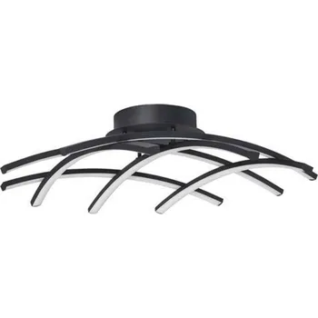 NOVA LUCE stropní svítidlo NARVI černý hliník a akryl LED 36W 230V 3000K IP20 stmívatelné 9848136