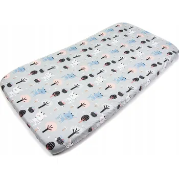 Prostěradlo PROSTĚRADLO 180x90 cm S GUMOU DO POSTÝLKY BAVLNA Kerstin