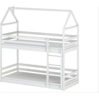 Postel Legno Dětská patrová postel Adel bílá Rozměr (cm): 80x160