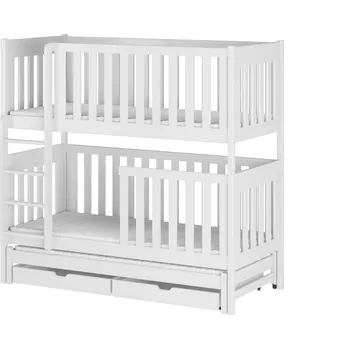 Postel Legno Dětská patrová postel Erika bílá Rozměr (cm): 80x180