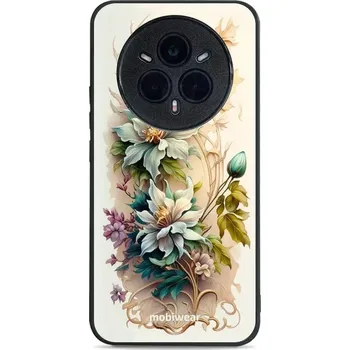 Pouzdro na mobilní telefon Lesklý kryt Mobiwear Glossy - Realme 14 Pro 5G - G014G Krémové květy (Prémiové lesklé pouzdro, obal, kryt Mobiwear Glossy na mobil Realme 14 Pro 5G - G014G Krémové květy, materiál Plast + TPU silikon - krytí po všech stranách, neošoupatelný potisk, tenké)