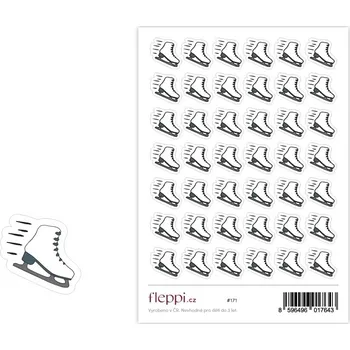 samolepka Fleppi Samolepky Lední brusle