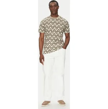 Pánské oblečení Liu Jo T-Shirt QA5161 J7734 Hnědá Regular Fit L