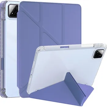 Pouzdro na tablet Origami chytré polohovací pouzdro na tablet Xiaomi Pad 7/7 Pro - tmavěfialové