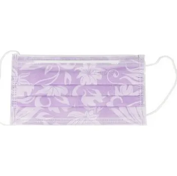 rouška Ústenka Euronda MonoArt Floral - lila