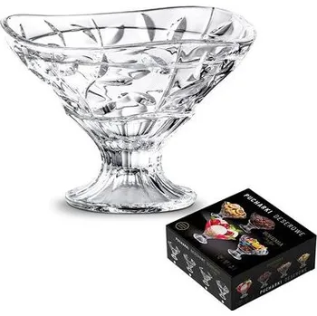 Sklenice Zmrzl. 250ml, 4ks, vz.4 LÍSTKY, BOHEMIA PR., sklo, DB