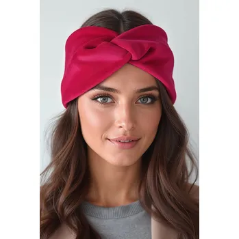 Zimní čelenka Vivisence 70109 rubínová univerzální velikost červená Pokrývka hlavy ČELENKA