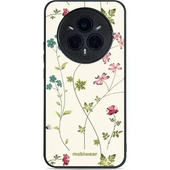 Pouzdro na mobilní telefon Lesklý kryt Mobiwear Glossy - Realme 14 Pro 5G - G035G - Tenké rostlinky s květy (Prémiové lesklé pouzdro, obal, kryt Mobiwear Glossy na mobil Realme 14 Pro 5G - G035G - Tenké rostlinky s květy, materiál Plast + TPU silikon - krytí po všech stranách,)