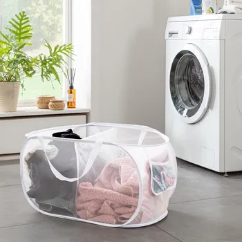 Koš na prádlo Die moderne Hausfrau Skládací koš na prádlo Pop-up 493957