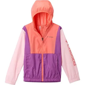 Dívčí oblečení Dívčí bunda Columbia Lily Basin II Jacket - hot coral/satin pink L