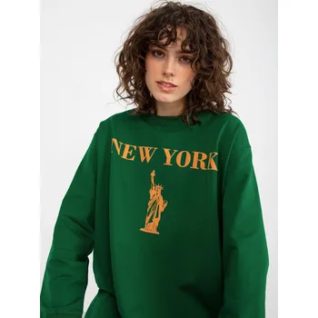 Dámská halenka Halenka VI BL 3212.15X zelená/oranžová jedna velikost