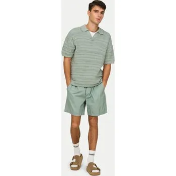 Pánské kraťasy Only & Sons Šortky z materiálu Tel 22027949 Zelená Regular Fit M