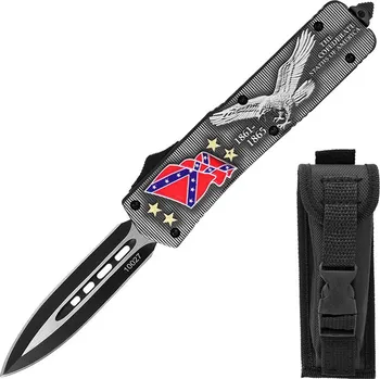 kapesní nůž Vystřelovací nůž Konfederace s pouzdrem (Vyskakovací nožík)