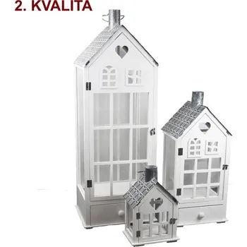 Svícen Dřevěná lucerna 2. jakost S/3 D6035