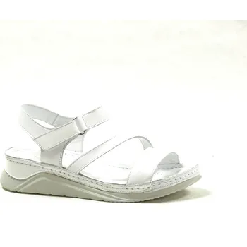 Dámské sandále V+J OBUV s.r.o. V+J OBUV 022 05 6102 B2 WHITE dámské vycházkové sandály Velikost: 42