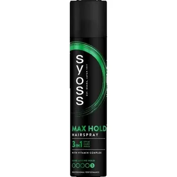 Stylingový přípravek Syoss Max Hold Hairspray lak pro Megasilnou fixaci vlasů 300 ml