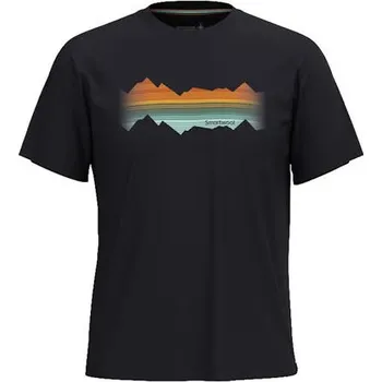 Pánské tričko Tričko SMARTWOOL MOUNTAIN HORIZON SHORT SLEEVE GRAPHIC T Uni velikost XL