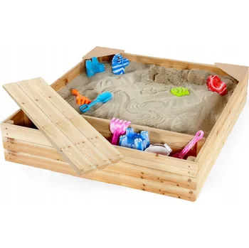 Pískoviště Pískoviště s úložným prostorem a sedátkem pro děti