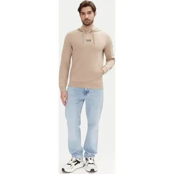 Pánské oblečení EA7 Emporio Armani Mikina 8NPM32 PJVRZ U6155 Béžová Regular Fit XL
