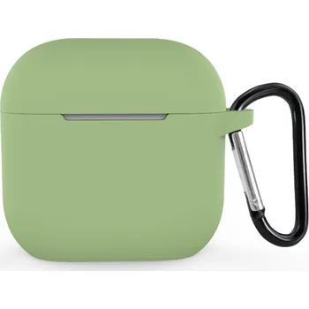 Příslušenství pro sluchátka Sleeve silikonový obal na Apple AirPods 4 - světlezelený