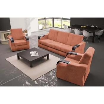 Sedací souprava Sedací souprava BERGIMIO 3+1+1 oranžová