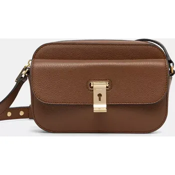 Kabelka Kožená kabelka Bally WAC03U hnědá 88X, vel. ONE SIZE