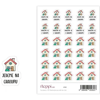 samolepka Fleppi Samolepky Domeček