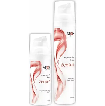 Pleťový krém ATOK Regenerační krém Ženšen (Omlazující krém s ženšenem pro pružnou, svěží a vitální pleť)