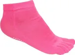 Grippy S1 ponožky na jógu, prstové růžová varianta 35964
