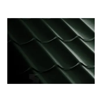 plechová krytina Plechová krytina taška Zefir polyester lesk - 50m2, zelená