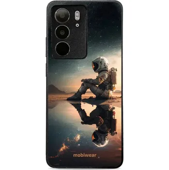 Lesklý kryt Mobiwear Glossy - Realme C75 - G003G Astronaut na samotce (Prémiové lesklé pouzdro, obal, kryt Mobiwear Glossy na mobil Realme C75 - G003G Astronaut na samotce, materiál Plast + TPU silikon - krytí po všech stranách, neošoupatelný potisk, tenk