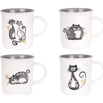 Hrnek 360ml FILEMON, 4dek., new bone