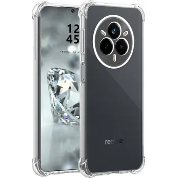 Pouzdro na mobilní telefon Zadní Kryt BBE CASE pro Realme 14 Pro Plus + 5G průhledné